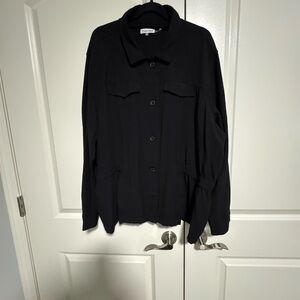 Calvin Klein Classic Lightweight Black Jacket 3x